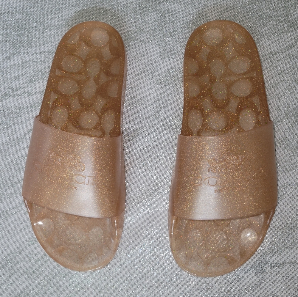 Coach jelly slides